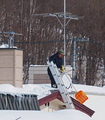 たかちゃんの雪下ろし1