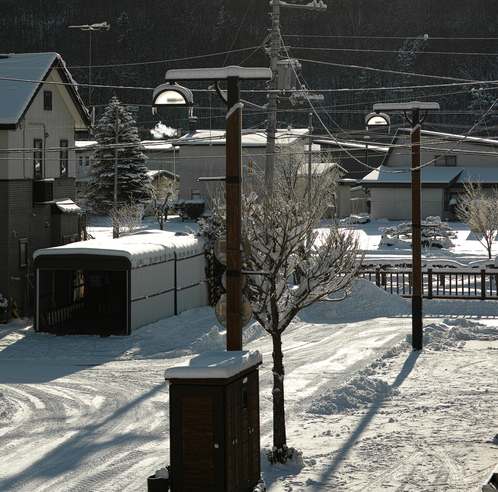 雪日の朝1