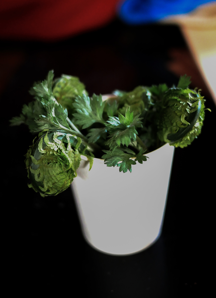 酢味噌と天ぷら