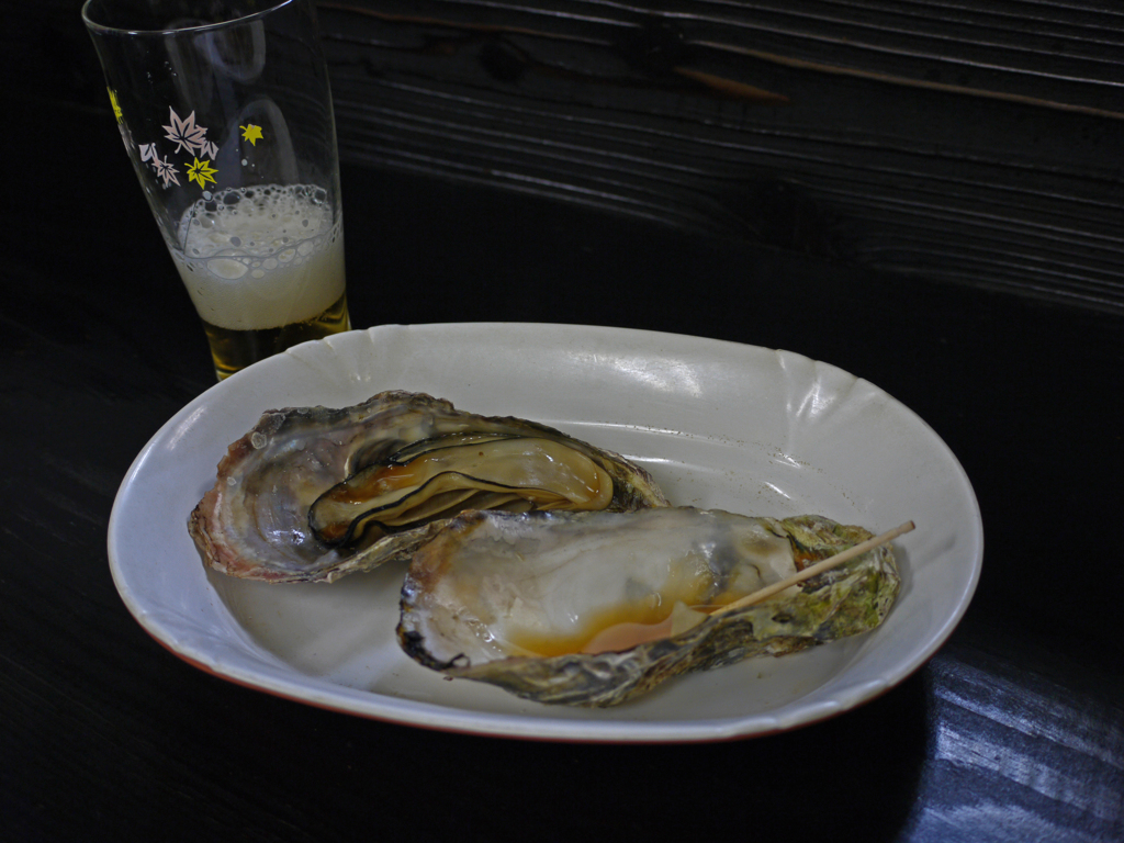 焼き牡蠣