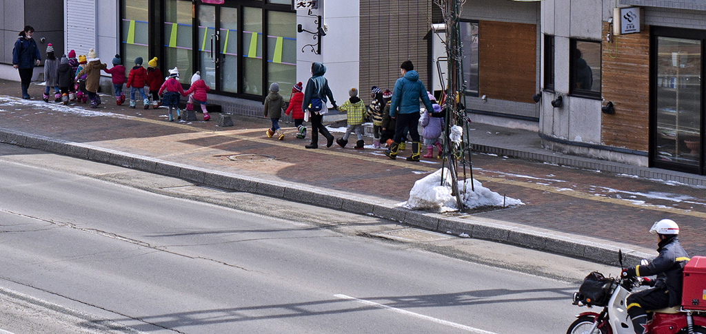元気に散歩　ワイワイがやがや