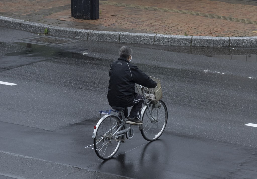 じ様が乗ってもママチャリ