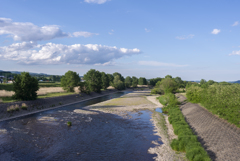 常呂川の釣り人