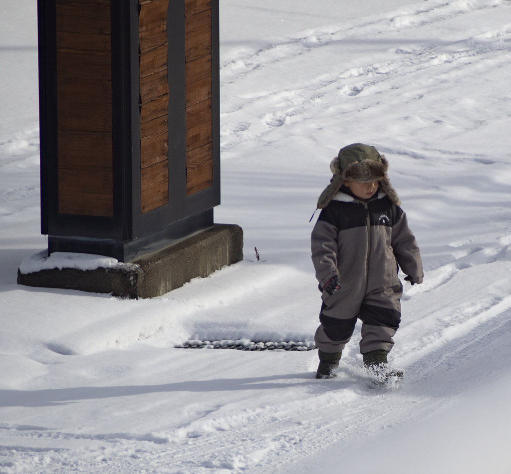 ばあちゃんと一緒 帰り道
