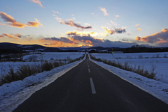 帰り道の夕焼け2