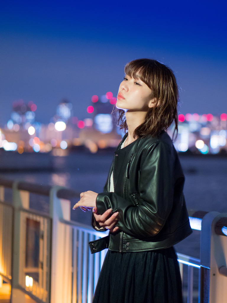 風のある夜のイルミ4