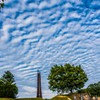 まだら雲を突く