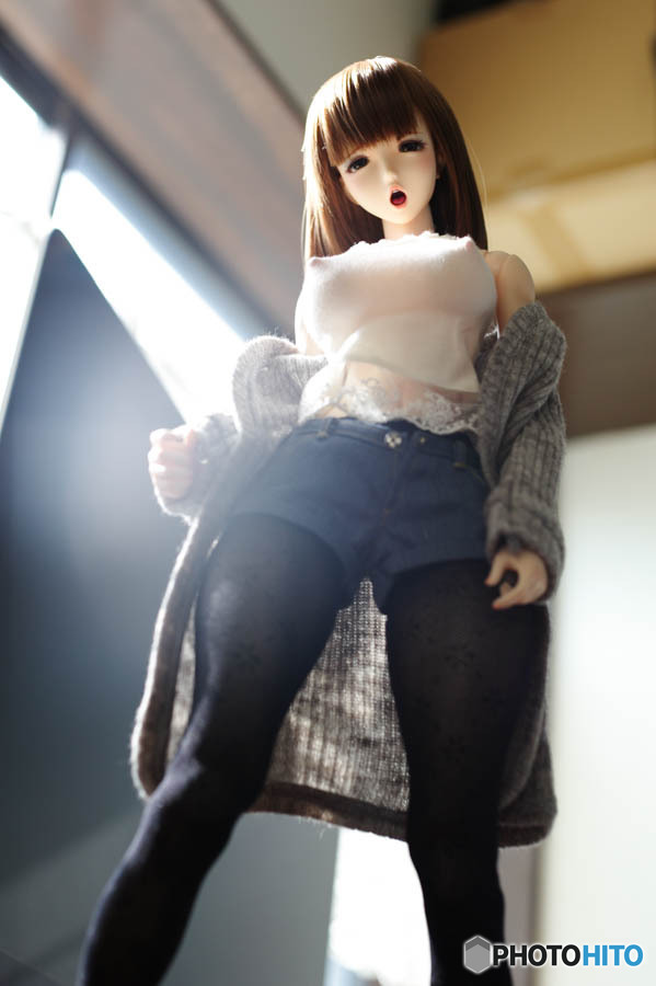 短パン 黒ストッキング