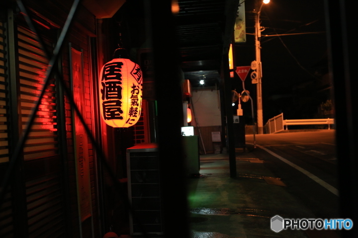 雨上がりの居酒屋