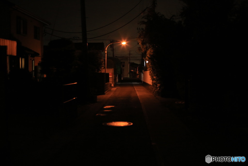 夜の道