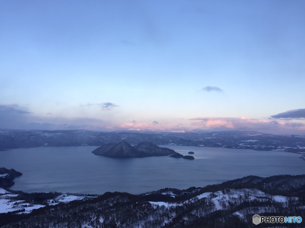 洞爺湖  夕景