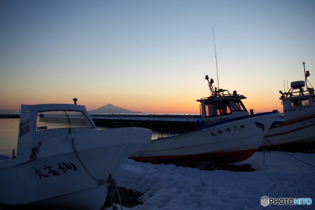 夕景 稚内ノシャップ岬