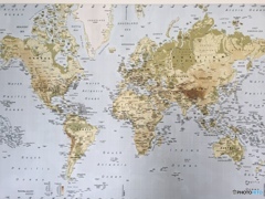 デンマークの世界地図