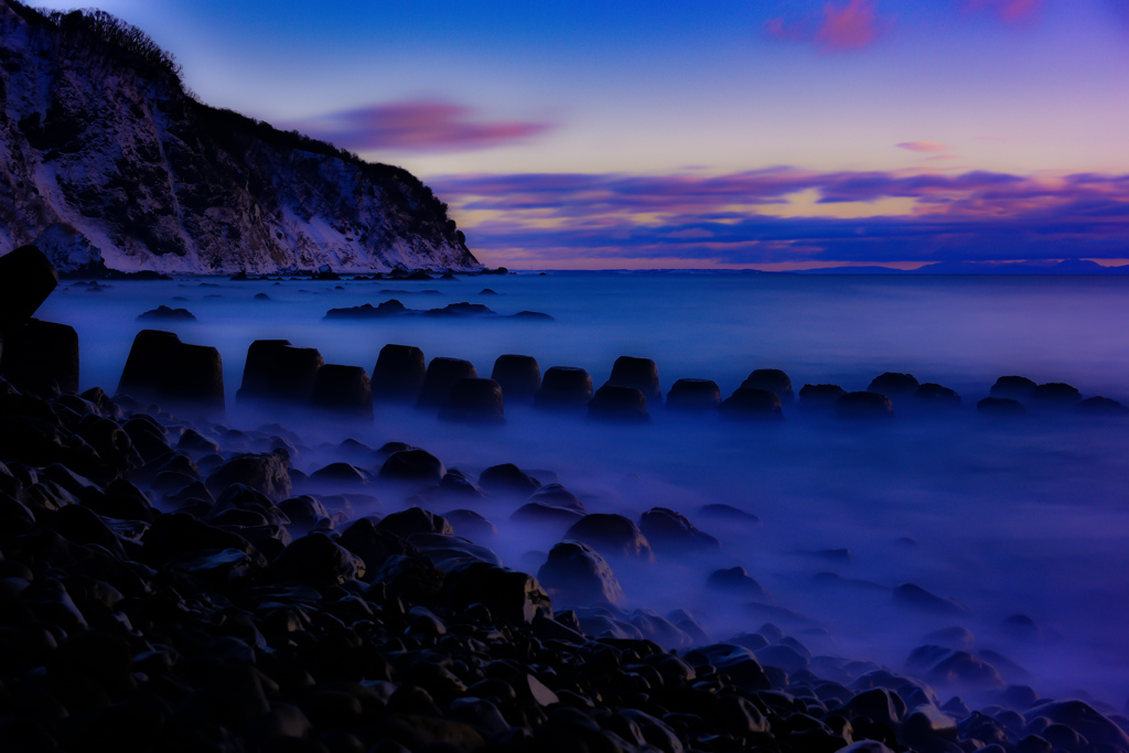 夕暮れ岬