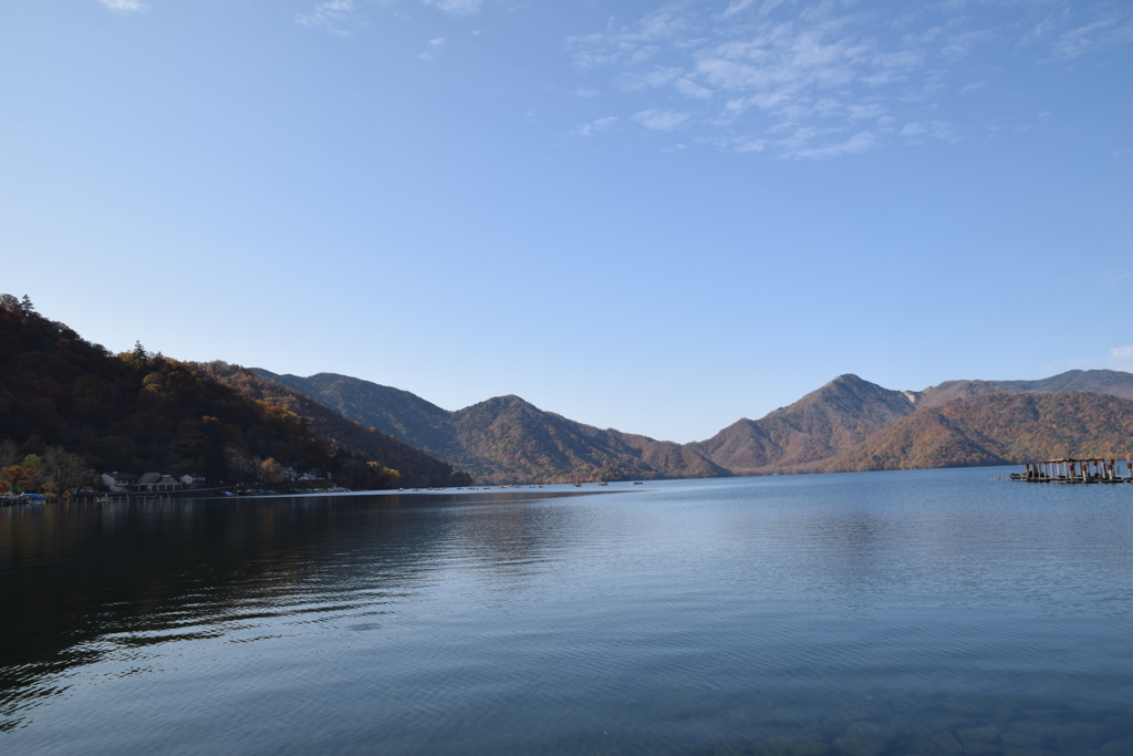 静かな湖畔の。。。