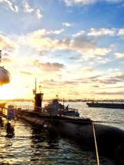 サンディエゴ港の”リアル潜水艦”