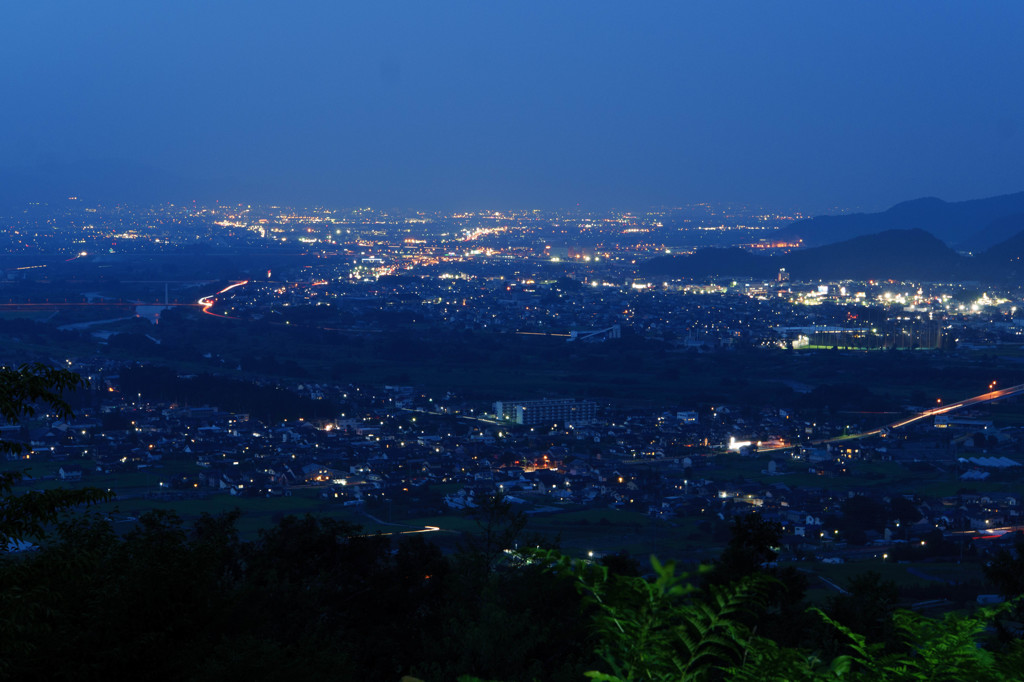 姨捨の夜景
