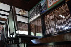 夏の奈良井駅舎