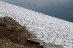 谷川岳の雪渓