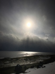 海を照らす