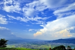 真夏の空(姨捨SAより)