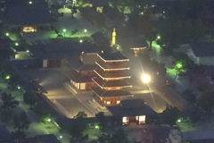 夜の四天王寺