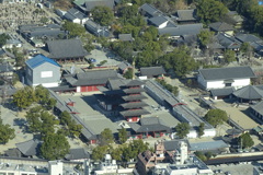 ハルカス300から四天王寺