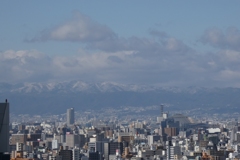 冠雪の六甲山系