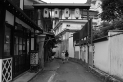 四万温泉　落合通り