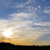 いつもの場所からの夕焼け