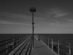 エリー湖の桟橋 ２