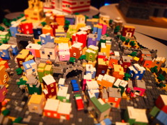 レゴ展の街並み