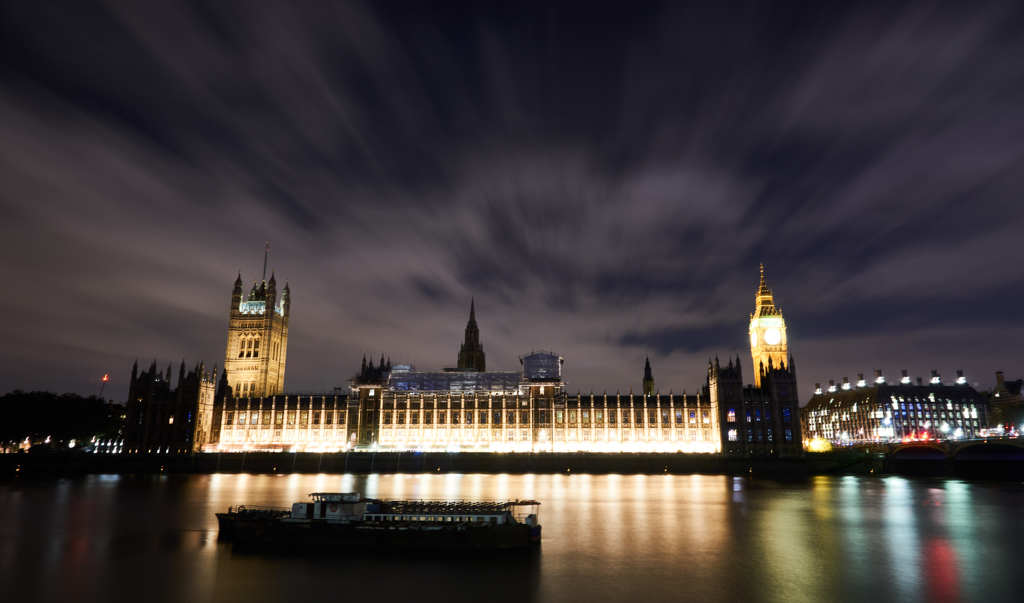 イギリス　ロンドンの夜景