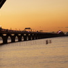 アクアブリッチと夕景