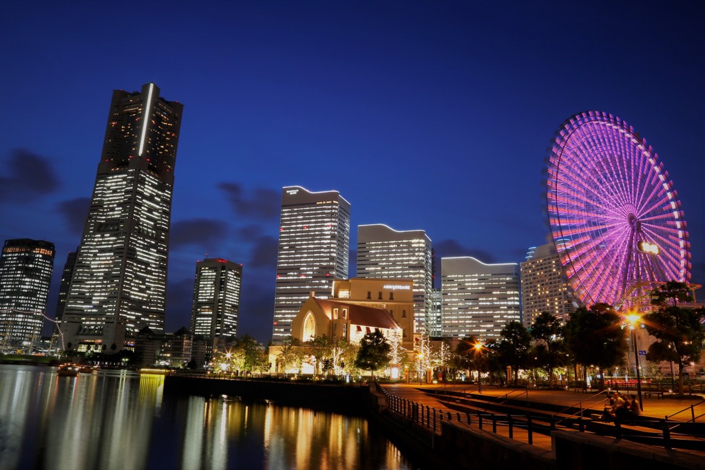 みなとみらいの夜景
