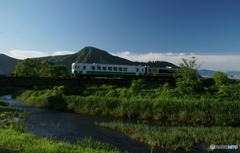 深緑の橋梁を往くキハ！