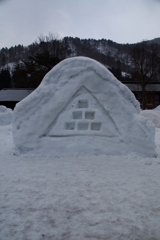 面白雪だるま！