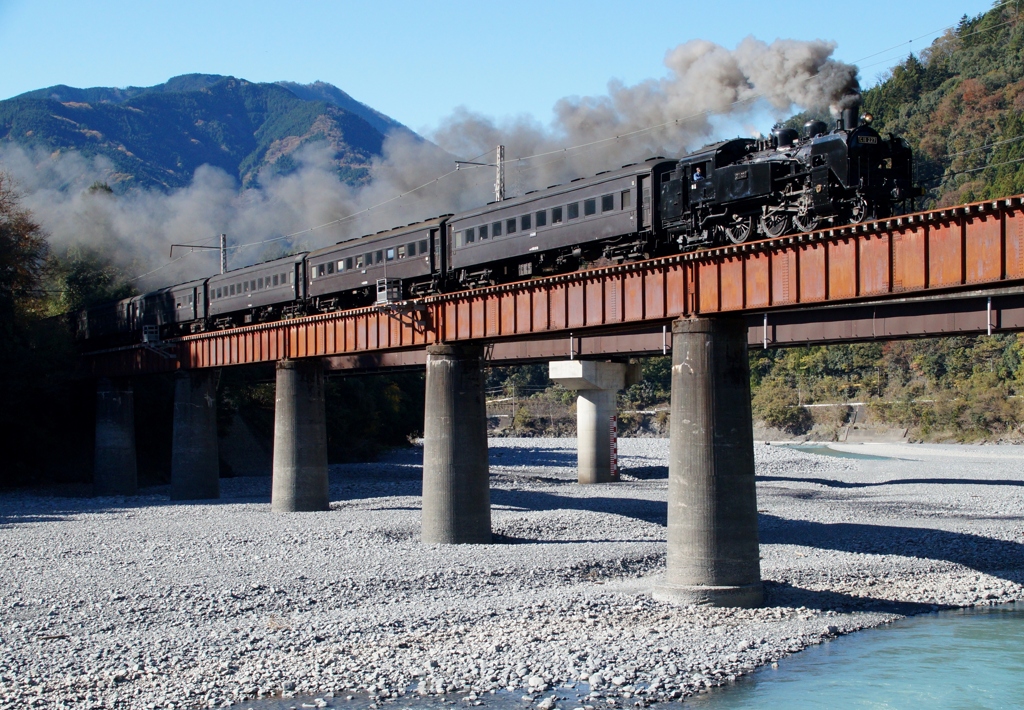 大井川鉄道　第２橋梁！