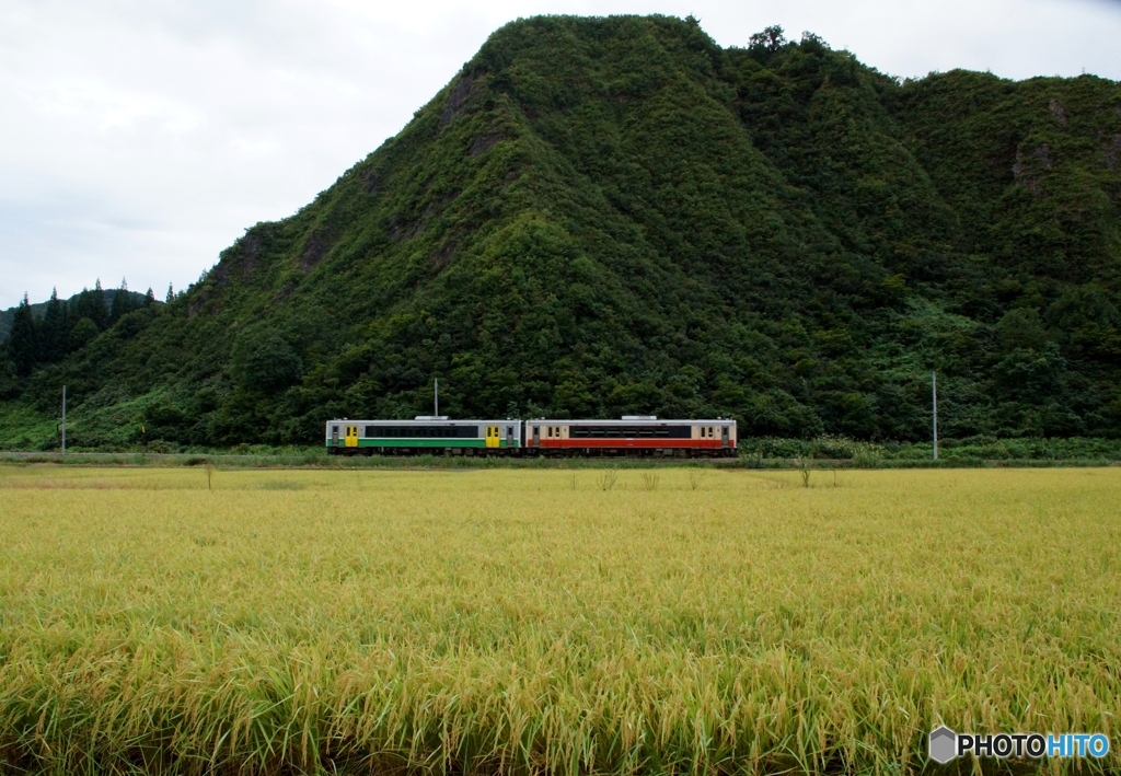 只見線　入広瀬　高町原！