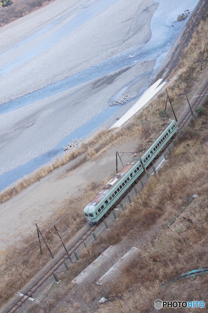 大井川鉄道　21000系俯瞰撮影！