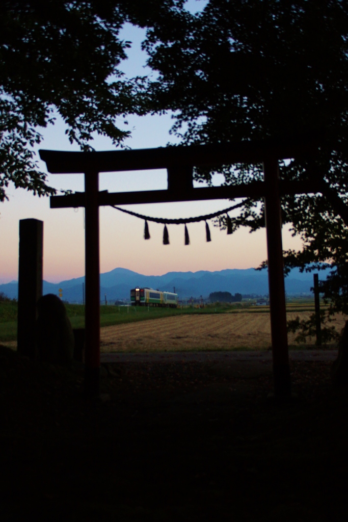 明日は只見線全線開通！