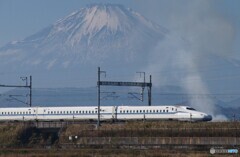 富士山と東海道新幹線！