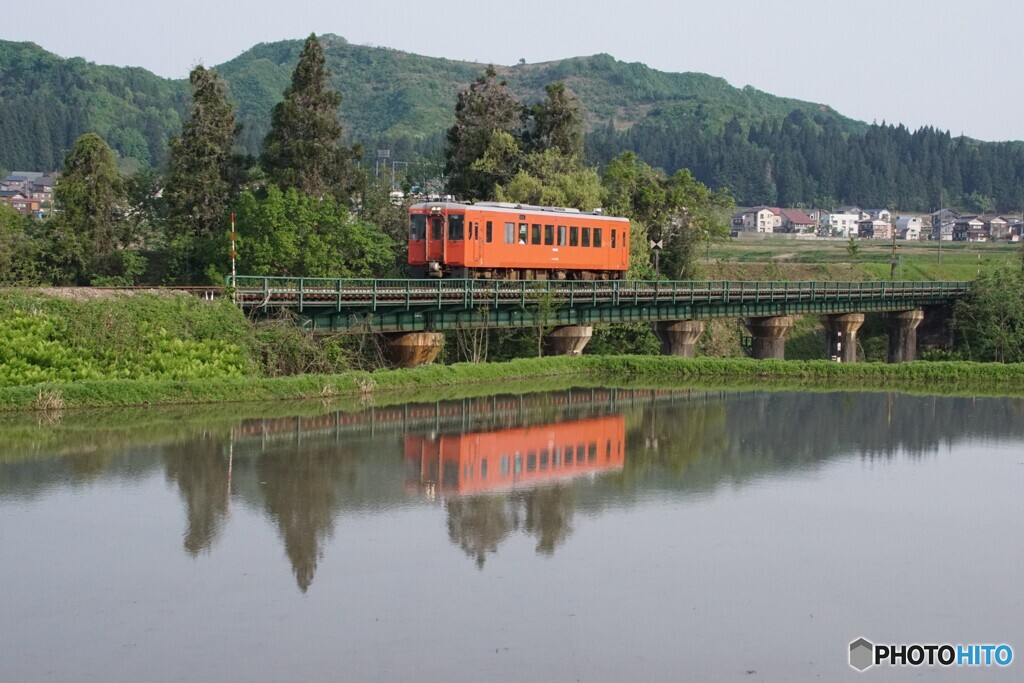 小出郊外ローカル線風景！