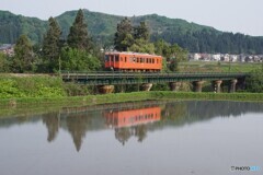 小出郊外ローカル線風景！