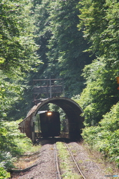 山深いトンネル情景！