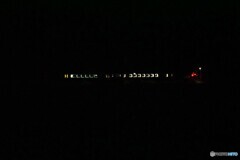 夜明け前に通過する回送列車！