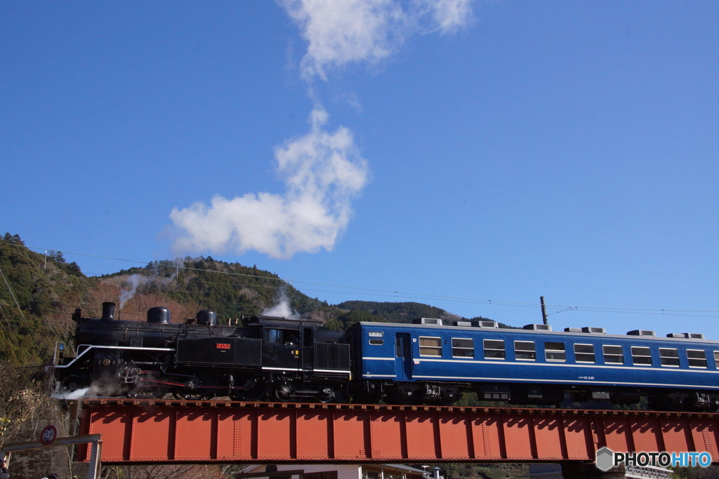 間近で見るC10-8と12系客車！