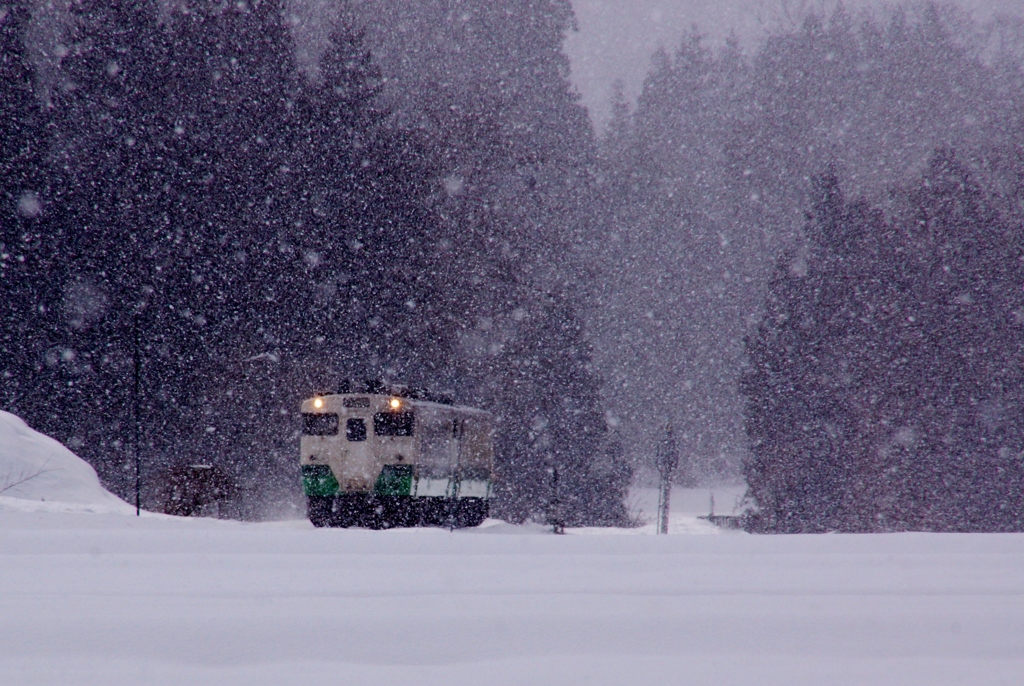 モノトーン世界のキハ40！