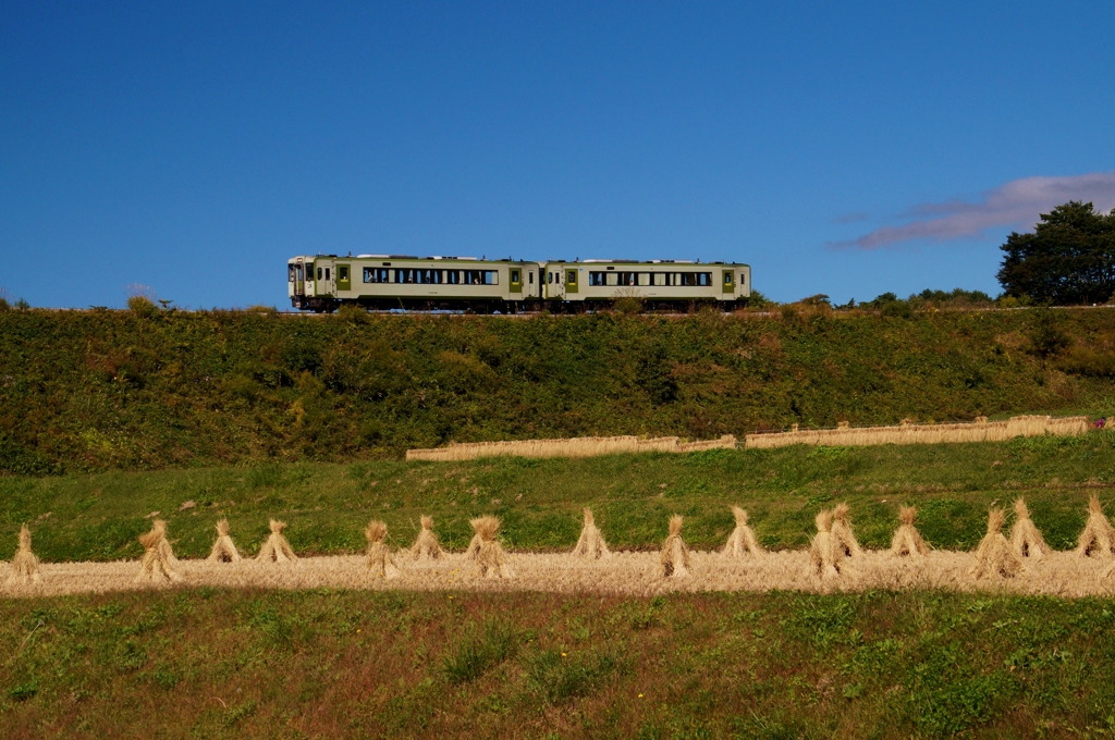 高原列車にハサガケ風景！④（完）