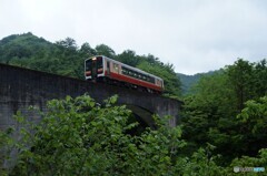 夕暮れの第４平石川橋梁！